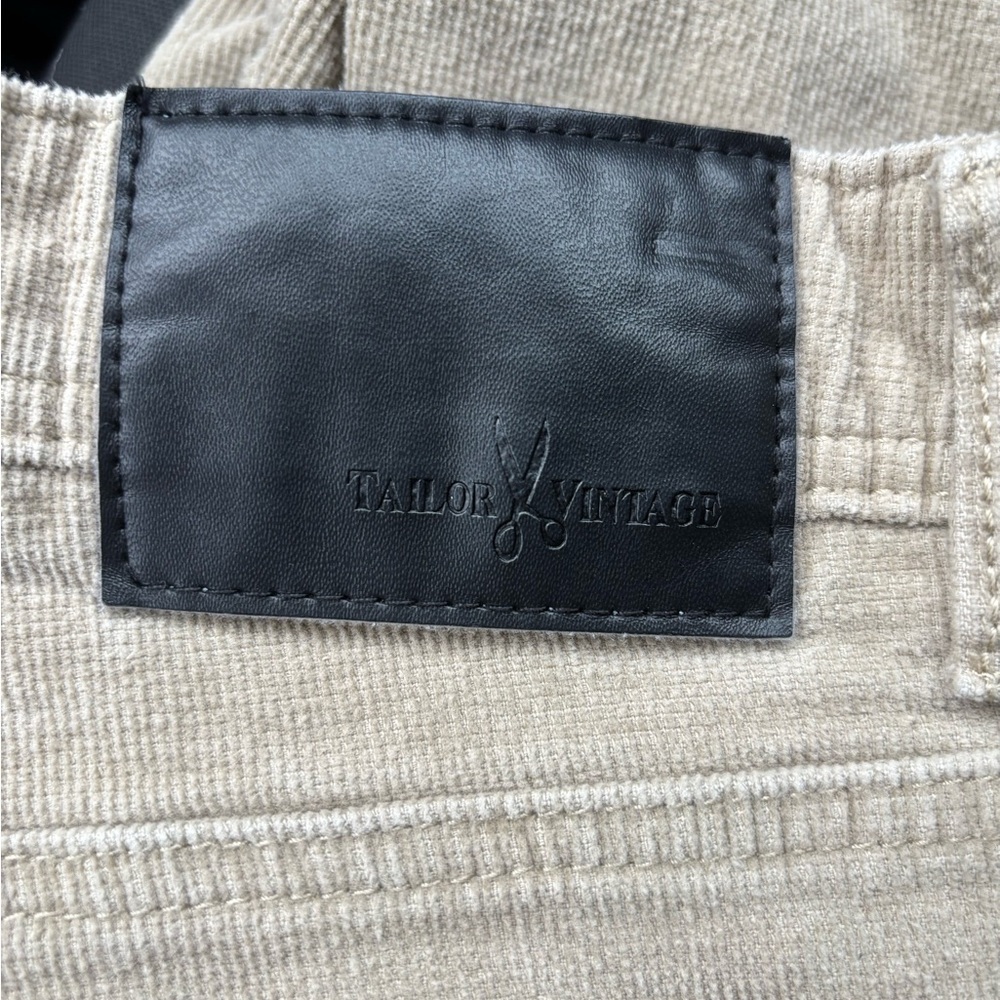Tailor Vintage Tan Corduroy Trousers